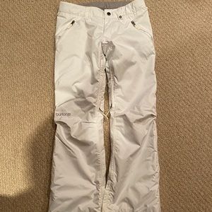 Burton women’s white snow pants size small
